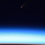 Comet NEOWISE as seen from the International Space Station