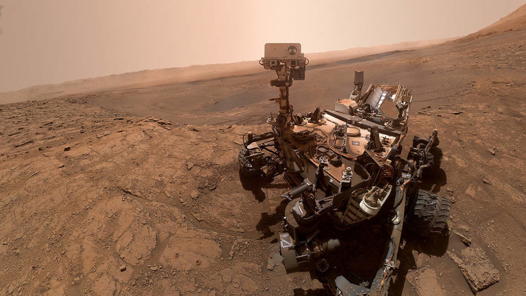 Curiosity Rover at Glen Etive