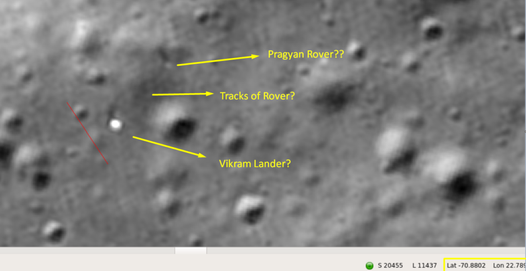 Chandrayaan-2 rover intact?