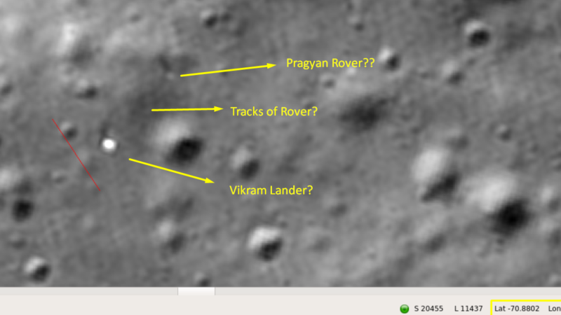 Chandrayaan-2 rover intact?