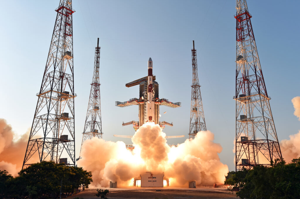PSLV-C27 Take off carrying IRNSS-1D